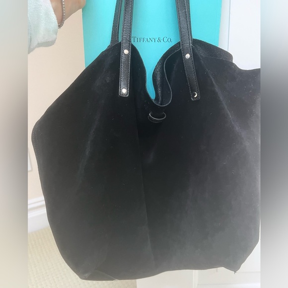 Tiffany & Co. Handbags - 🔴Authentic TIFFANY & CO Black Sued Reversible bag🔴